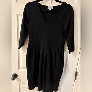 Pure Collection Black Long Sleeve Dress Size 6